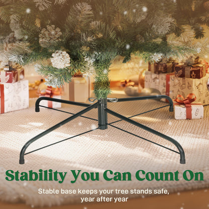 8.2 ft Snow Frosted Christmas Tree Arch, Doorway Decor with 1800 Tips