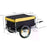 Steel Frame Bike Cargo Trailer Storage Cart and Luggage Trailer with Hitch Yellow