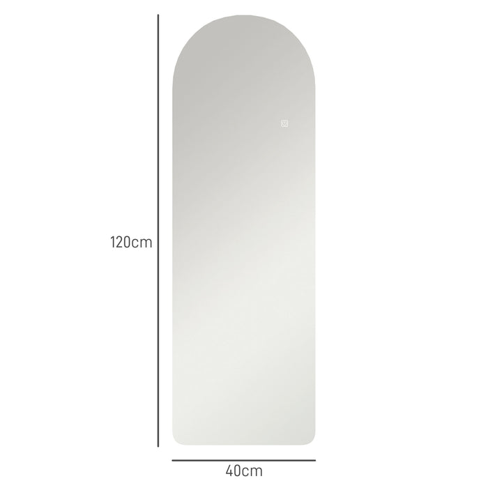 Full Length Wall Mirror with Lights Dimming and 3 Colour Adjustable