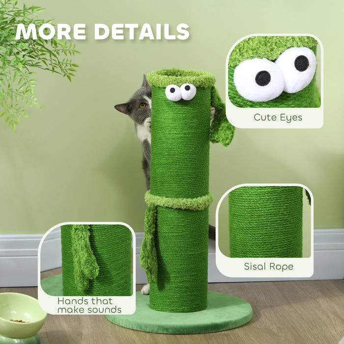 Cat Scratching Post for Indoor Cats with Sisal Rope Cover, Large Base