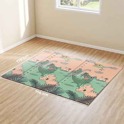 Baby Play Mat, Foldable Activity Playmat, Dinosaur Theme