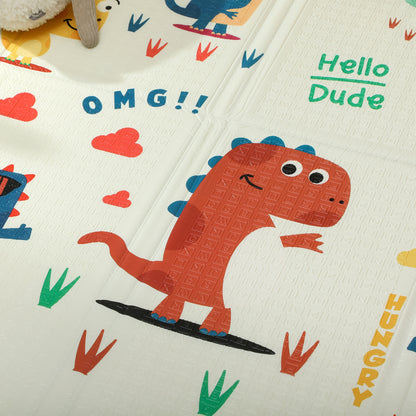 Baby Play Mat, Foldable Activity Playmat, Dinosaur Theme