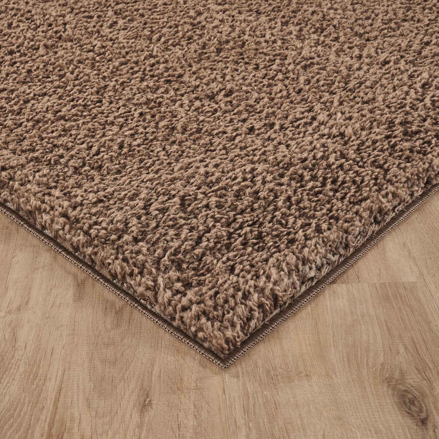 Ainsley Modern Plain Living Room Shaggy Area Rug - 13 Colours Available
