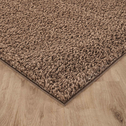 Ainsley Modern Plain Living Room Shaggy Area Rug - 13 Colours Available
