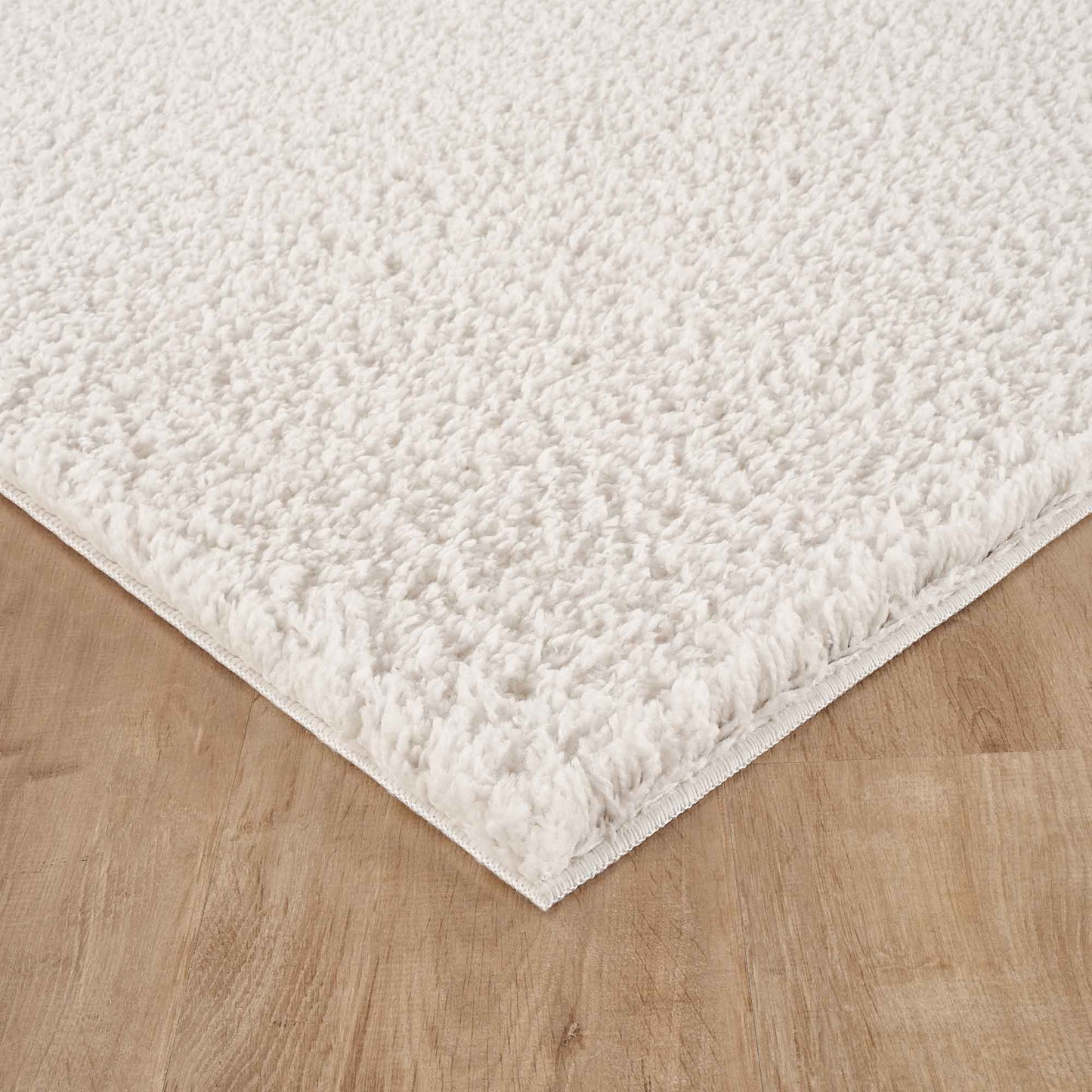 Ainsley Modern Plain Living Room Shaggy Area Rug - 13 Colours Available