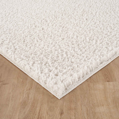 Ainsley Modern Plain Living Room Shaggy Area Rug - 13 Colours Available