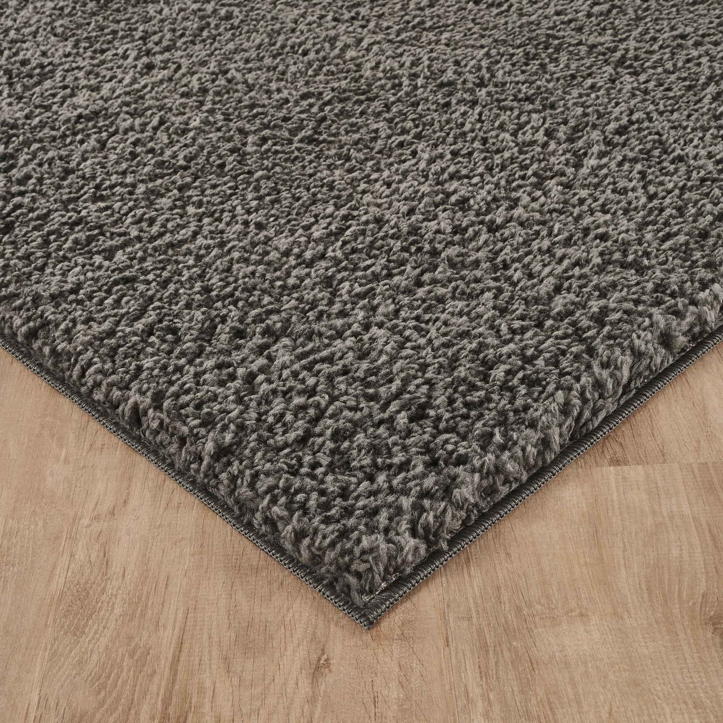 Ainsley Modern Plain Living Room Shaggy Area Rug - 13 Colours Available