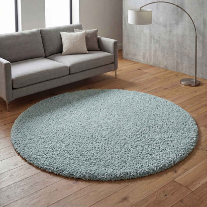 Ainsley Modern Plain Living Room Shaggy Area Rug