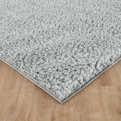Ainsley Modern Plain Living Room Shaggy Area Rug - 13 Colours Available