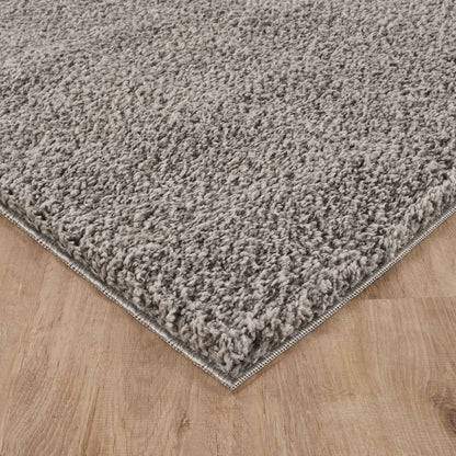 Ainsley Modern Plain Living Room Shaggy Area Rug - 13 Colours Available