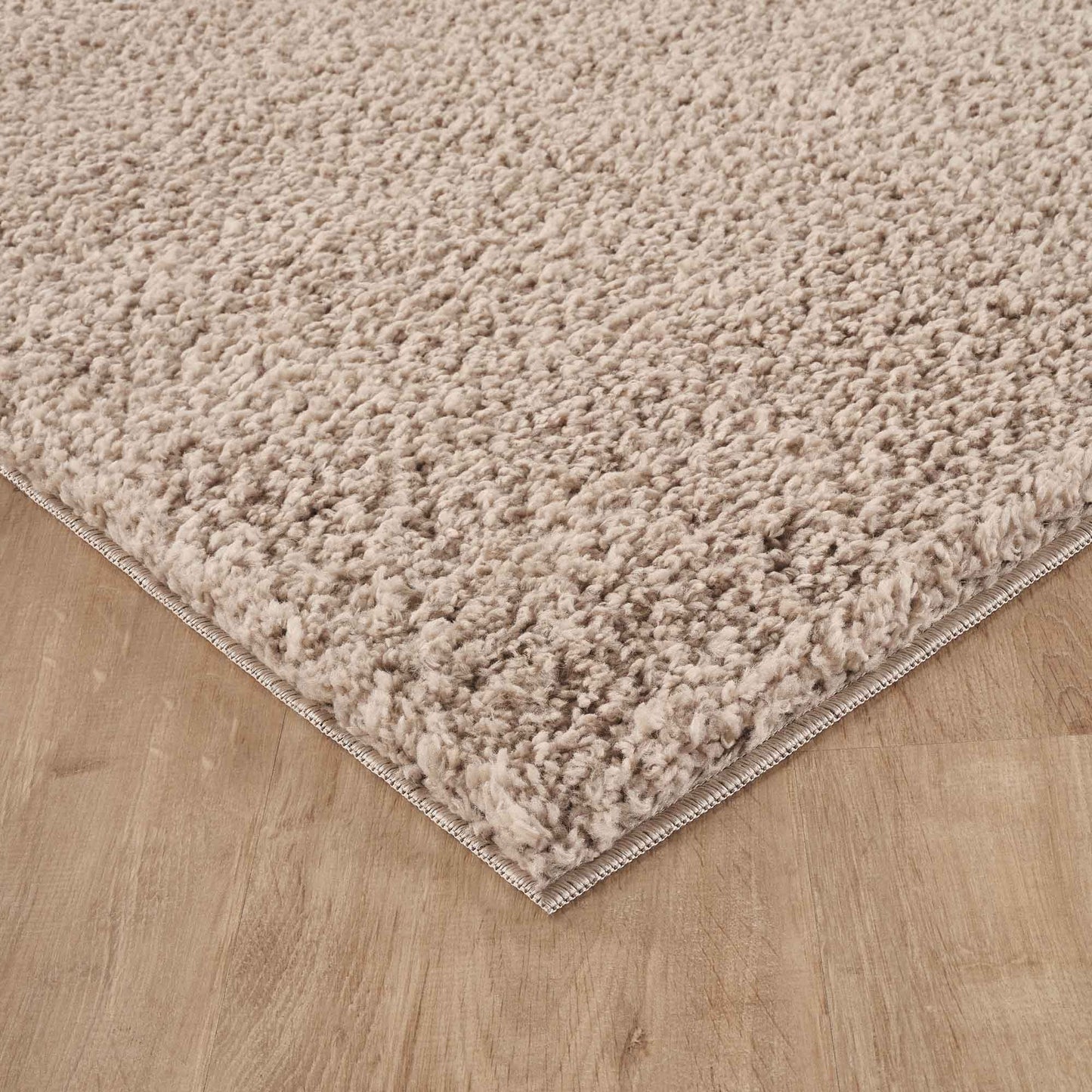 Ainsley Modern Plain Living Room Shaggy Area Rug - 13 Colours Available
