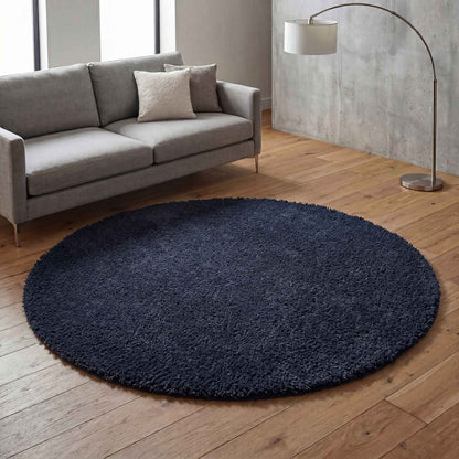 Ainsley Modern Plain Living Room Shaggy Area Rug