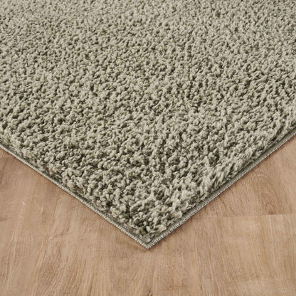 Ainsley Modern Plain Living Room Shaggy Area Rug - 13 Colours Available