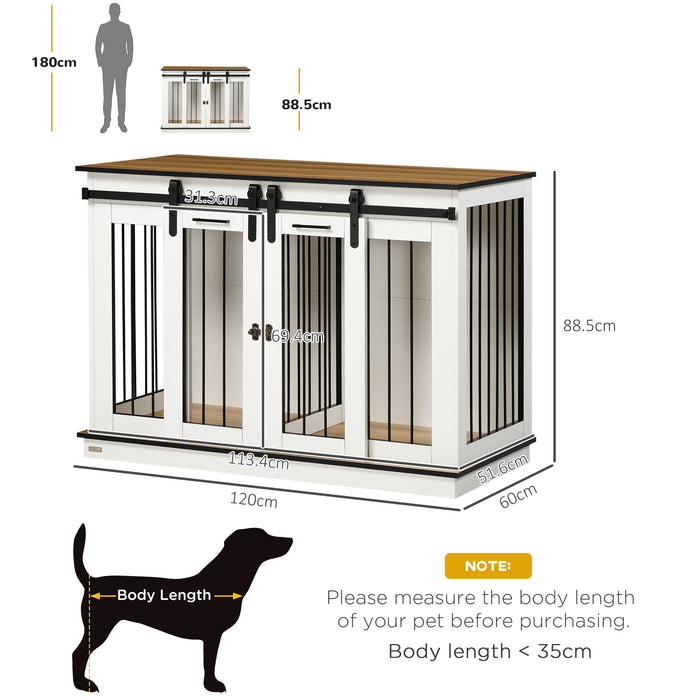 Dog Crate Furniture for Large Dogs, Double Dog Cage for Small Dogs