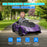 12V Lamborghini Autentica Licensed Ride on Car with Butterfly Doors, Battery Powered Kids Electric Car with Remote Control, 4 Suspension Wheels, Soft Start, LED Lights, Music, Horn, Purple