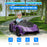 12V Lamborghini Autentica Licensed Ride on Car with Butterfly Doors, Battery Powered Kids Electric Car with Remote Control, 4 Suspension Wheels, Soft Start, LED Lights, Music, Horn, Purple