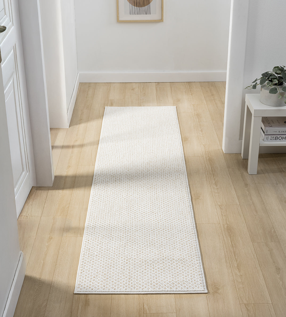 Avior Washable Mottle Living Room Area Rug - Loop Pile Pebble Design