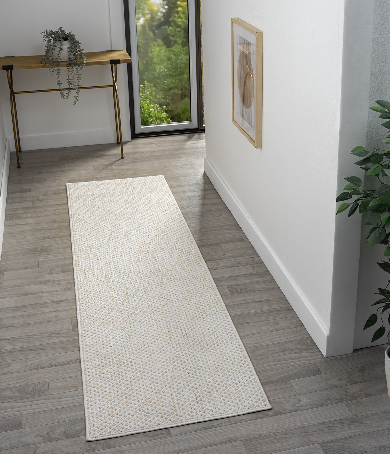 Avior Washable Mottle Living Room Area Rug - Loop Pile Pebble Design