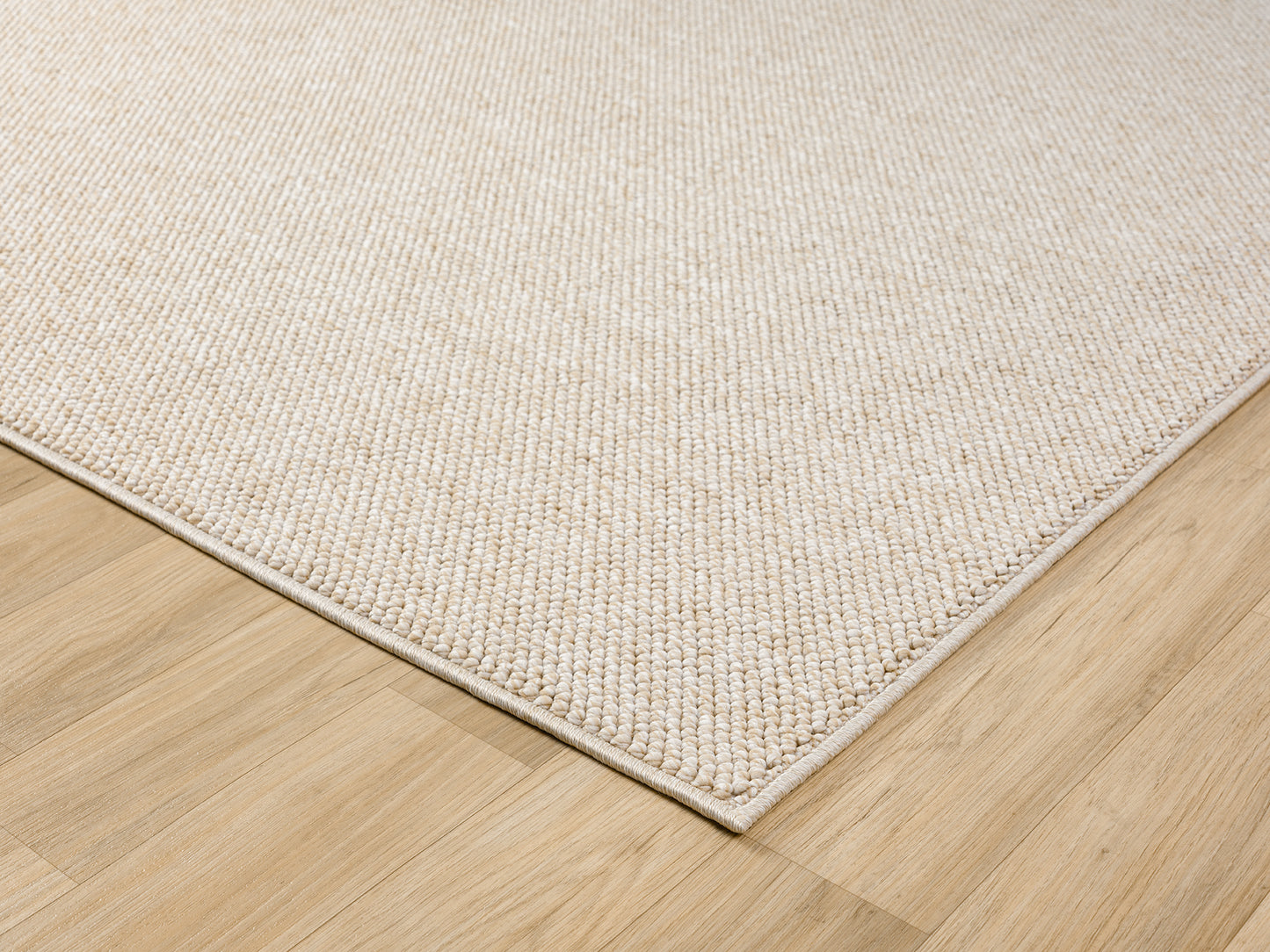 Avior Washable Plain Living Room Area Rug - Loop Pile Pebble Design