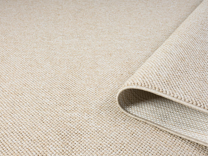Avior Washable Plain Living Room Area Rug - Loop Pile Pebble Design