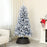 5 Foot Artificial Blue Snow Flocked Christmas Tree with Hinged Branches