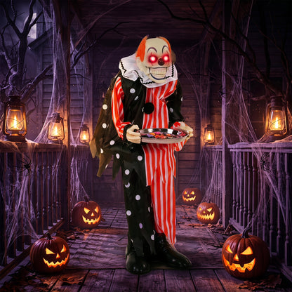 Animated Clown Halloween Decorations Outdoor Indoor