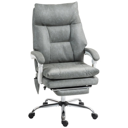 Office Chair with Adjustable Lumbar Support, Computer Chair, Grey