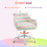 Unicorn Home Office Chair, Height Adjustable Fluffy Desk Chair with Armrests and Swivel Wheels, Colourful