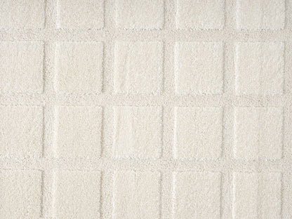 Aya Living Room Area Rugs - Embossed Cubed Design