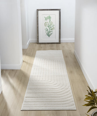 Aya Living Room Area Rug - Arches Pattern Wabi Sabi