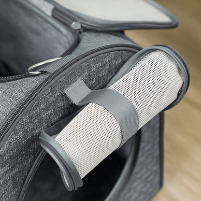 Soft Sided Cat Carrier Bag Foldable Portable with Shoulder Strap