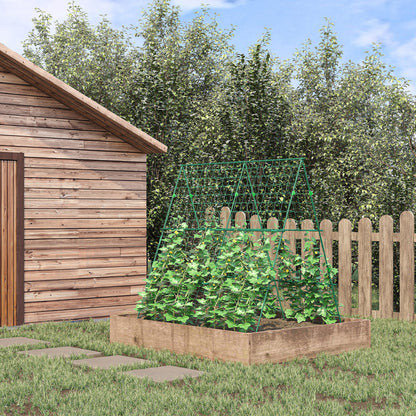 A-Frame Trellis Plant Support for Vegetables, Flowers, Fruit