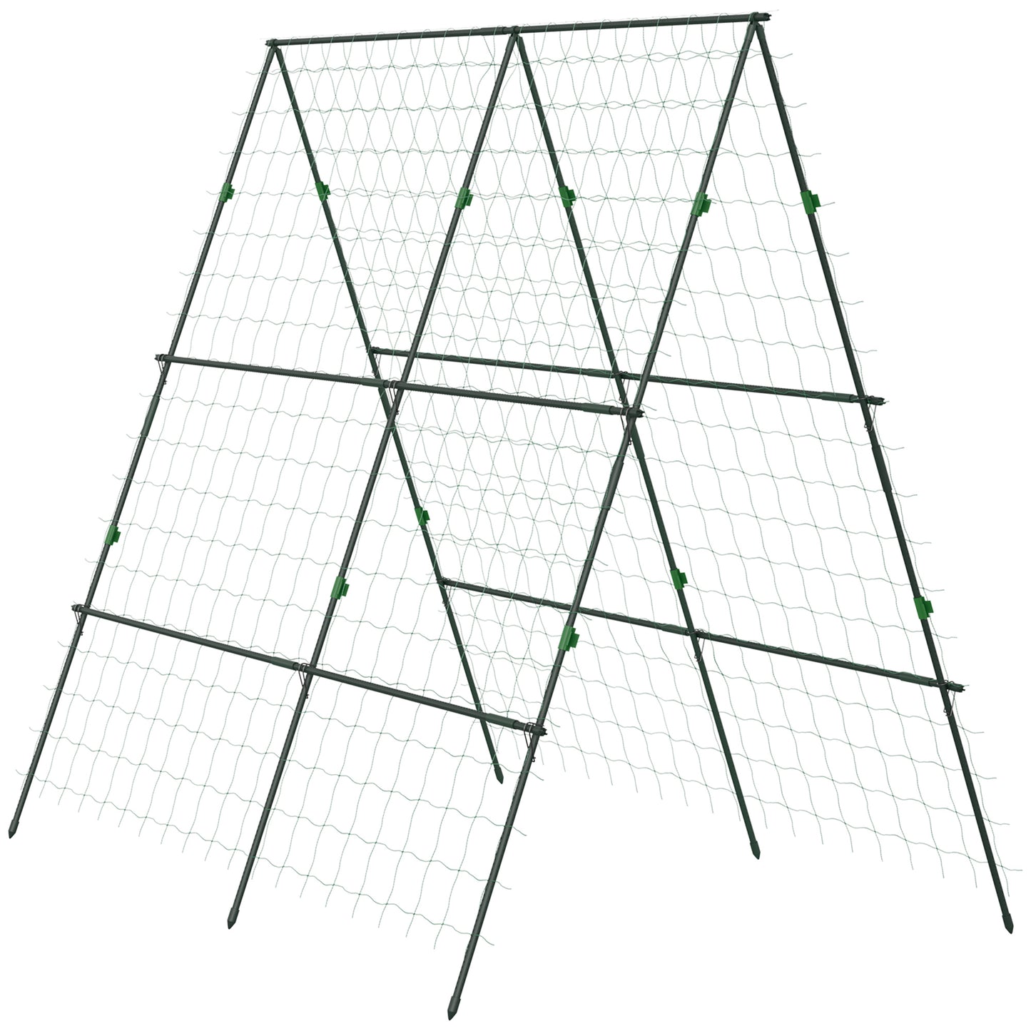 A-Frame Trellis Plant Support for Vegetables, Flowers, Fruit