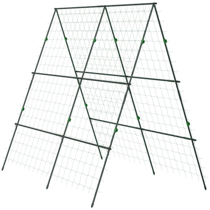A-Frame Trellis Plant Support for Vegetables, Flowers, Fruit