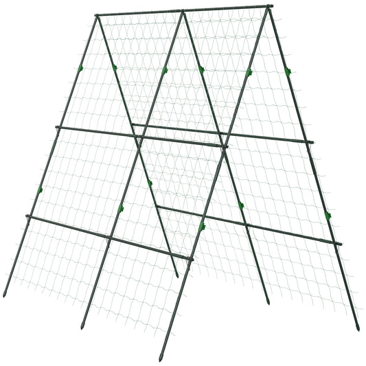 A-Frame Trellis Plant Support for Vegetables, Flowers, Fruit