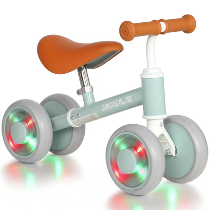 Baby Balance Bike for 1-2 Years Old, Light-up Toddler Balance Bike