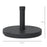 15kg Concrete Umbrella Parasol Base with Rattan Effect 46.5cm Dia Heavy Duty Parasol Stand for Outdoor Patio Umbrella