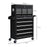 Rolling Tool Chest Lockable Roller Cabinet with with 14 Drawers Black