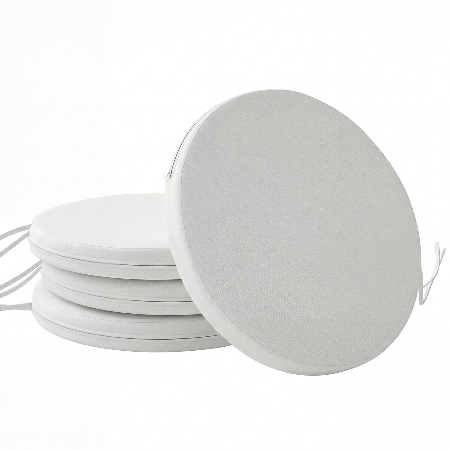 Bistro Chair Cushions, Chair Pads Set of 4, White