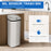 50L Infrared Touchless Automatic Motion Sensor Dustbin Stainless Steel Trash Can Home Office