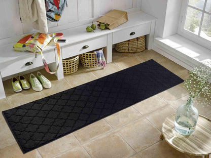 Ivy Anti-Slip Trellis Design Doormat – Machine Washable for Easy Care - 5 Colours Available