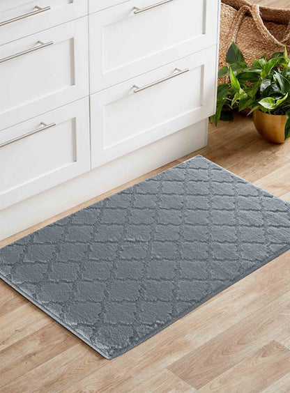 Ivy Anti-Slip Trellis Design Doormat – Machine Washable for Easy Care - 5 Colours Available