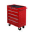 5 Drawer Tool Chest on Wheels, Lockable Steel Tool Trolley with Side Handle for Workshop, Garage, Red