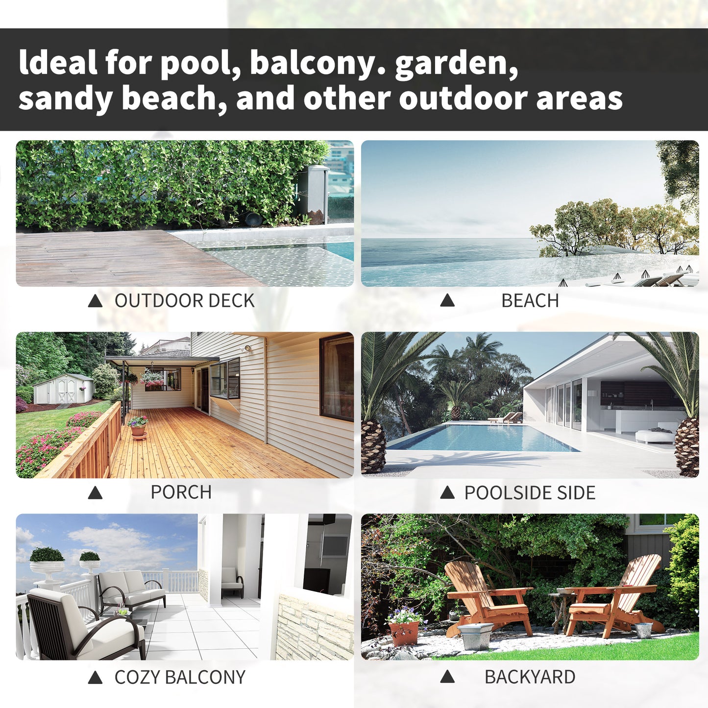 Rattan Dining Set for 6 with Cushions, Glass Top Table