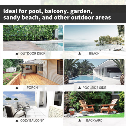 Rattan Dining Set for 6 with Cushions, Glass Top Table