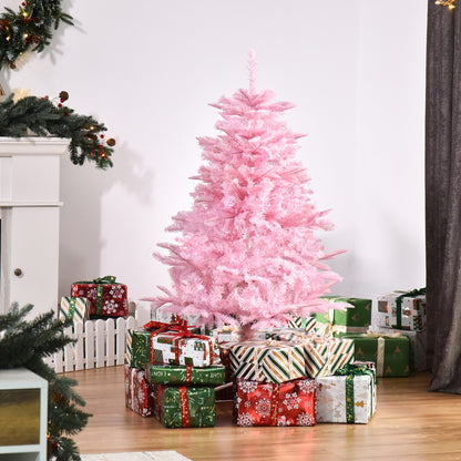 4FT Artificial Christmas Tree w/ Automatic Open for Home Party Pink