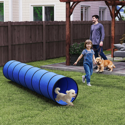 Dog Tunnel 300cm , Foldable Play Tunnel with 4 Ground Pegs and Bag
