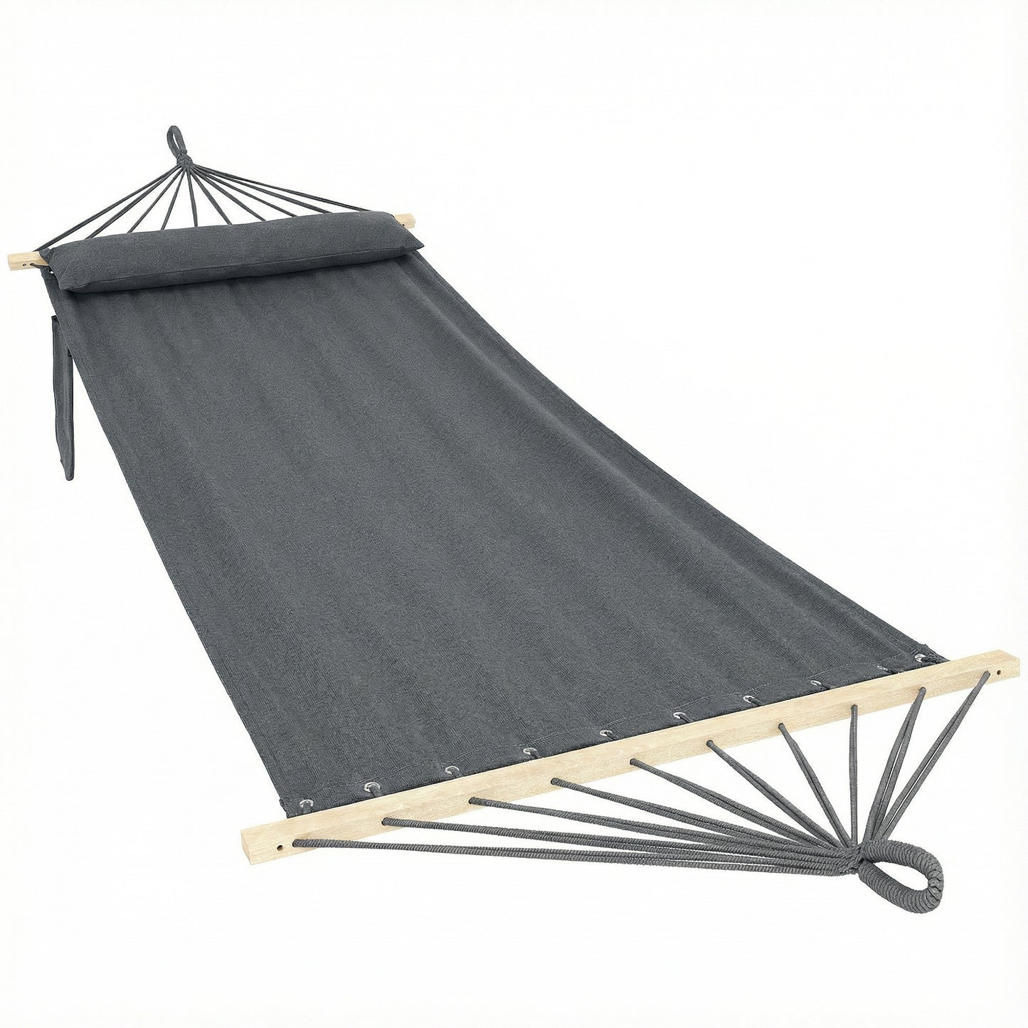 Cotton Hammock, Soft Portable Swing Chair w/ Headrest