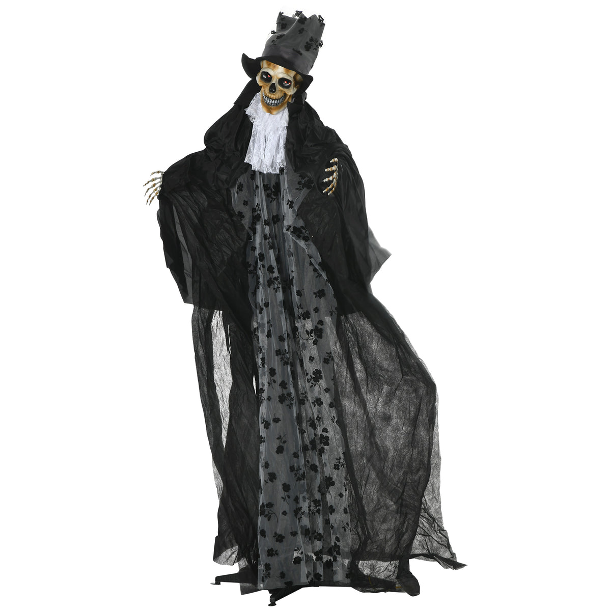 189cm Animated Prop Ghost Bridegroom, Indoor Halloween Decorations