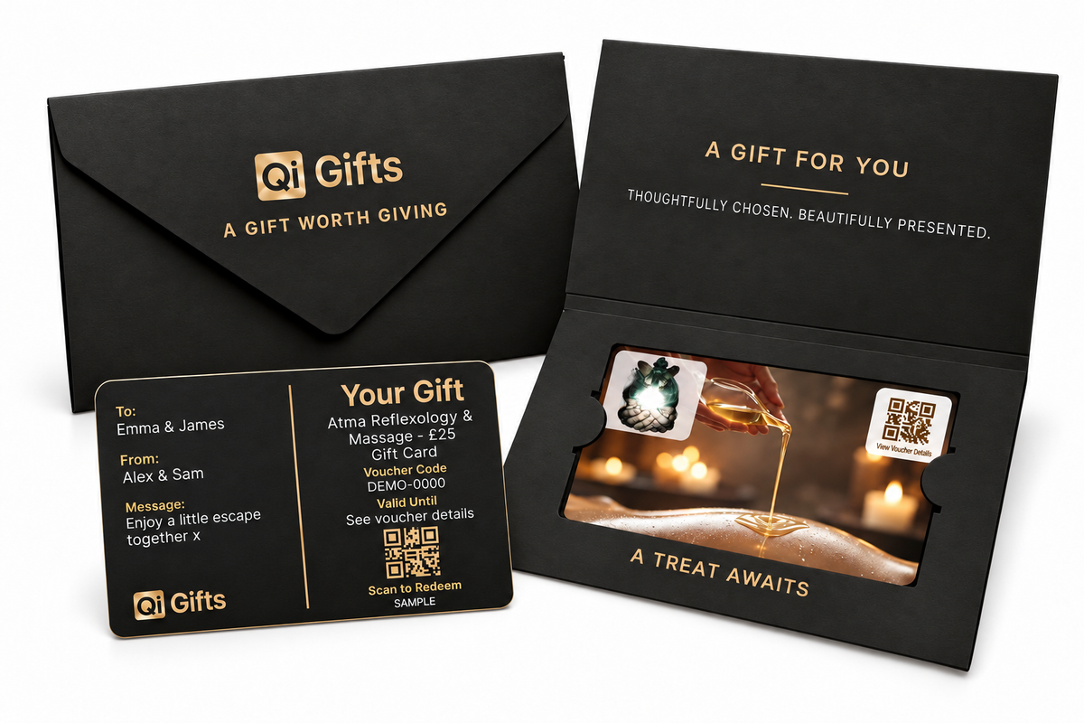 Premium physical gift card presentation